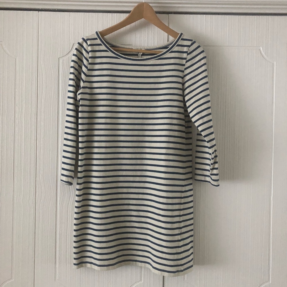 Cute blue and white striped tunic